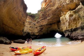 Kayak Tour to Benagil Cave & Marinha Beach - From Portimão