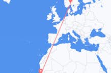 Flyrejser fra Bissau til Oslo