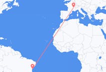Flyrejser fra Salvador, Brasilien til Lyon, Frankrig