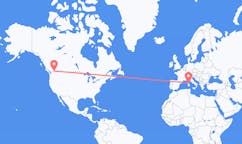 Flyg från Penticton, Kanada till Figari, Frankrike
