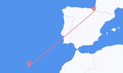 Vluchten van Pamplona naar Funchal