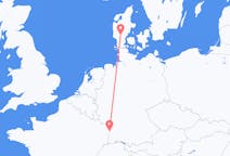 出发地 丹麦出发地 比隆目的地 法国斯特拉斯堡的航班