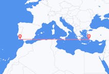 Flyg från Faro District, Portugal till Bodrum, Turkiet