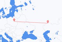 Loty z Uralsk, Kazachstan do Warszawy, Polska
