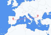 Loty z Sofia, Bułgaria do Madryt, Hiszpania
