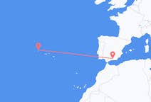 Flights from Granada, Spain to Corvo Island, Portugal