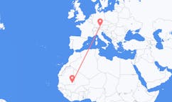 Flyg från Nema, Mauretanien till München, Tyskland