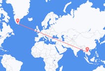 出发地 泰国出发地 孔敬目的地 格陵兰纳萨尔苏克的航班