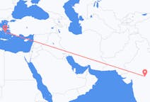 出发地 印度博帕尔目的地 希腊米科诺斯的航班