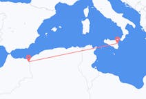 モロッコのから ウジダ、イタリアのへ カターニアフライト