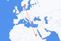 Flights from Khartoum, Sudan to Gothenburg, Sweden