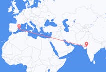 Flights from Ahmedabad, India to Ibiza, Spain