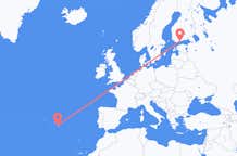 Flights from Ponta Delgada to Helsinki