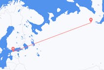Fly fra Salekhard til Tallinn
