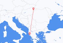 เที่ยวบิน จาก แดแบร็ตแซ็น, ฮังการี ไปยัง คอร์ฟู, กรีซ