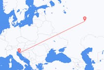 Flights from Kazan, Russia to Pula, Croatia