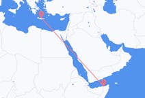 Flyreiser fra Bosaso, Somalia til Iraklio, Hellas