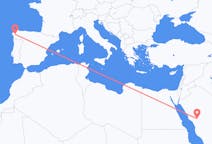 Flyg från Medina, Saudiarabien till Santiago de Compostela, Spanien
