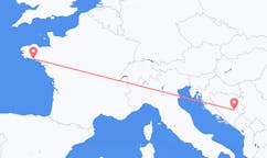 Flyg från Sarajevo till Lorient