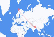 Flights from Ranchi, India to Narvik, Norway