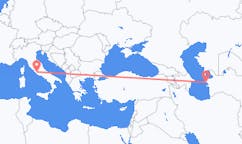 Flyg från Türkmenbaşy, Turkmenistan till Rom, Italien