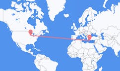 Flyrejser fra Milwaukee, USA til Sitia, Grækenland