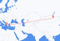 Flights from Ulaanbaatar to Kefallinia