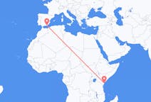 Vols de Malindi, le Kenya à Almería, Espagne