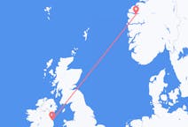 Рейсы из Сандане, Норвегия в Дублин, Ирландия