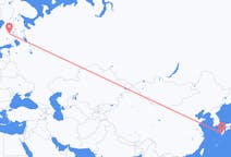Flyreiser fra Kagoshima, Japan til Kuopio, Finland