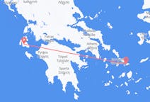 Vols depuis la ville de Mykonos vers la ville de Céphalonie