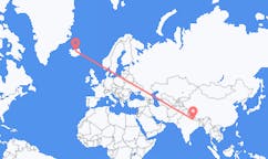 Flights from Siddharthanagar to Akureyri