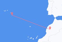 Flights from Marrakesh, Morocco to Santa Maria Island, Portugal