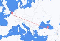 Flyreiser fra Samsun, til Lille