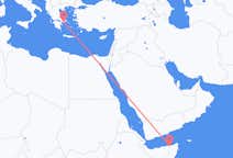 Flyg från Bosaso, Somalia till Aten, Somalia