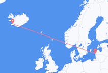 Flights from Reykjavik, Iceland to Liepāja, Latvia