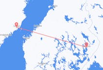 Vols depuis la ville de Joensuu vers la ville d'Umeå