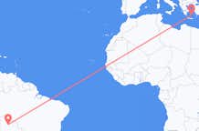 Flights from Trinidad to Santorini