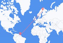 Flights from Paramaribo, Suriname to Kittilä, Finland