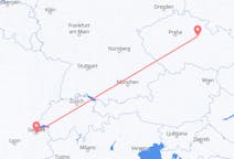 Flyg från Genève, Schweiz till Pardubice, Tjeckien