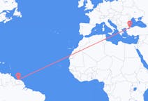 Flights from Paramaribo, Suriname to Istanbul, Turkey