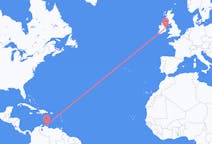 Flyg från Willemstad, Curaçao till Dublin, Irland
