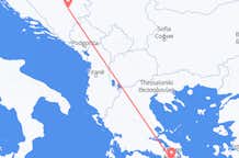Flyg från Sarajevo till Aten