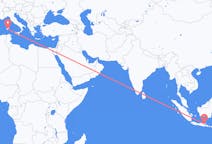 Flyrejser fra Surabaya til Cagliari