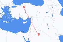 Flyrejser fra Al Jawf-regionen, Saudi-Arabien til Ankara, Tyrkiet