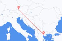 Voos de Salonica para Salzburgo