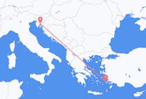 ตั๋วเครื่องบินจากเมืองKalymnosไปยังเมืองรีเยกา