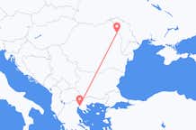 Vluchten van Thessaloniki naar Iași