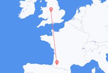 Flyreiser fra Pau, Pyrénées-Atlantiques, Frankrike til Birmingham, England