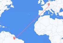 Flyrejser fra Altamira, Brasilien til Stuttgart, Tyskland